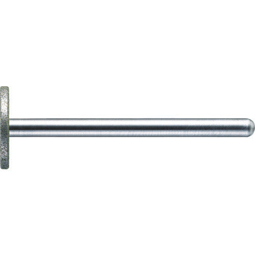 ＴＲＵＳＣＯ　ディスクタイプダイヤモンドバー　Φ１３Ｘｔ１．４Ｘ軸３　＃１４０ T3-173DM-14