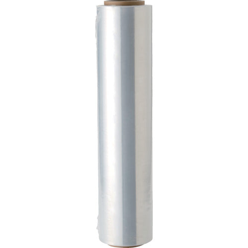 【5巻セット】 ＴＲＵＳＣＯ　ストレッチフイルム　薄手エコノミータイプ　厚み１２ミクロンＸ５００ＭＭＸ５００Ｍ SFIE12-500A