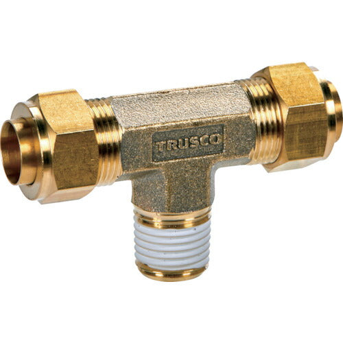 ＴＲＵＳＣＯ　クイックシール継手　チーズ　φ８Ｘ６　呼びＲ１／８ TS-8X6-01TM