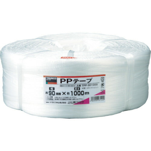 ＴＲＵＳＣＯ　ＰＰテープ　幅９０ｍｍＸ長さ１０００ｍ TPP-901000