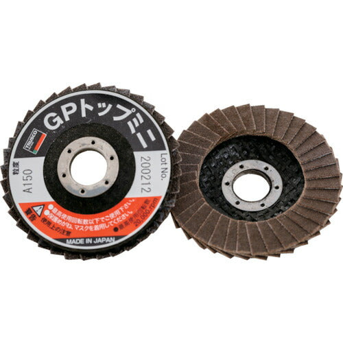 ＴＲＵＳＣＯ　ＧＰトップミニ　Φ５０Ｘ穴径１０．０ｍｍ　＃１００　（５枚入） GP5010A-100
