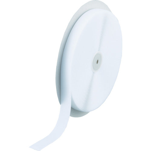 ＴＲＵＳＣＯ　マジックテープ　縫製用Ａ側　幅２５ｍｍＸ長さ２５ｍ　白 TMAH-2525-W