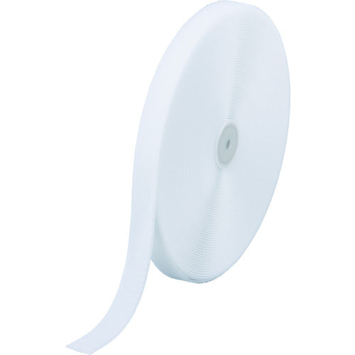 ＴＲＵＳＣＯ　マジックテープ　縫製用Ｂ側　幅２５ｍｍＸ長さ２５ｍ　白 TMBH-2525-W