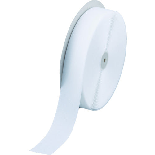 ＴＲＵＳＣＯ　マジックテープ　縫製用Ａ側　幅５０ｍｍＸ長さ２５ｍ　白 TMAH-5025-W