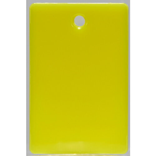 ＴＲＵＳＣＯ　スチロール番号札　無地　長方形　小　４５Ｘ３０ｍｍ　５枚入　黄色 TRFS-Y