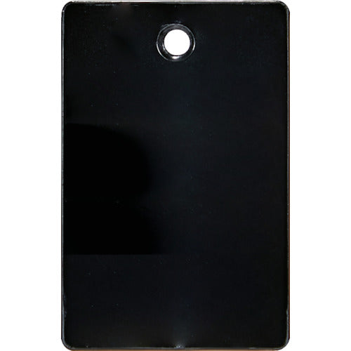 ＴＲＵＳＣＯ　スチロール番号札　無地　長方形　小　４５Ｘ３０ｍｍ　５枚入　黒 TRFS-BK