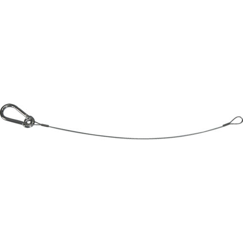 ＴＲＵＳＣＯ　オールステンレスワイヤカットロープ両端ワッパ＋片側スナップフック付　　１．５Φ×６００ｍｍ SCWSF150-60