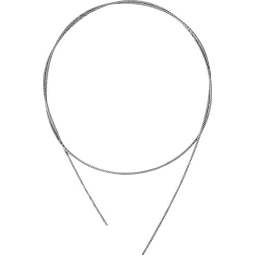 ＴＲＵＳＣＯ　ステンレスワイヤカットロープ　２．０Φ×５０００ｍｍ　両端加工なし SCW200X5M
