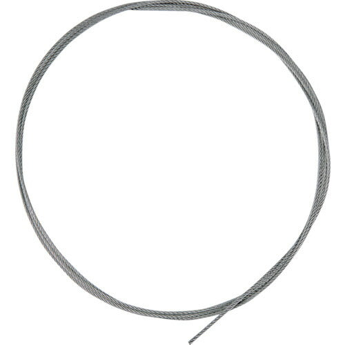 ＴＲＵＳＣＯ　ステンレスワイヤカットロープ　１．５Φ×３０００ｍｍ　両端加工なし SCW150X3M