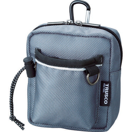ＴＲＵＳＣＯ　コンパクトツールケース　ワイドポケット　グレー TCTC1502-GY