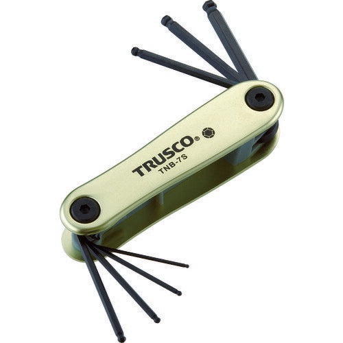 ＴＲＵＳＣＯ　ボールポイント六角棒レンチセット　ナイフ式 TNB7S