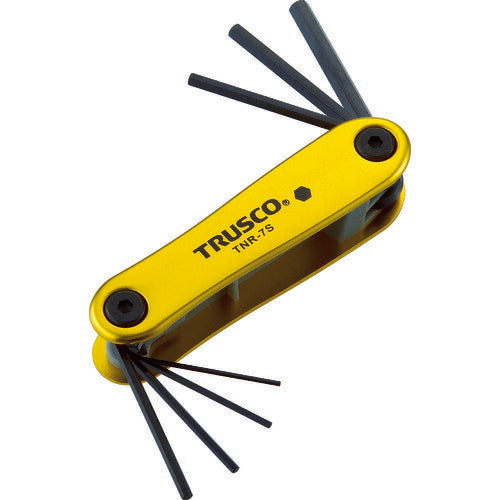 ＴＲＵＳＣＯ　六角棒レンチセット　ナイフ式 TNR7S