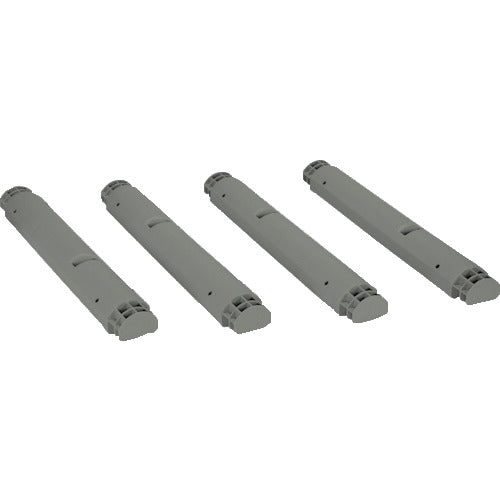 ＴＲＵＳＣＯ　プラ棚用　脚のみ４本セット　高さ５１５ｍｍ用　アーセナルグレー TPT-515K-DG