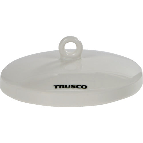 ＴＲＵＳＣＯ 磁製Ｃ型るつぼ フタ ５０ｍｌ 規格Ｃ３ CR50-C3-F
