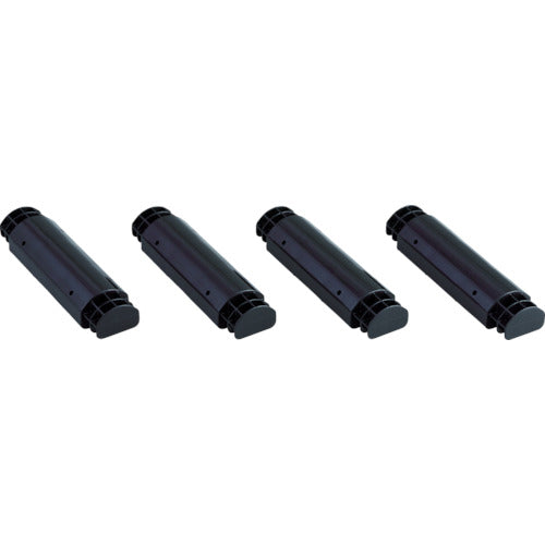 ＴＲＵＳＣＯ　プラ棚用　脚のみ４本セット　高さ２５０ｍｍ用　黒 TPT-250K-BK