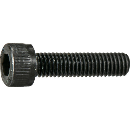 ＴＲＵＳＣＯ 六角穴付ボルト 黒染め 全ネジ Ｍ５×１０ １０本入 少量パック ／キャップボルト（ＣＡＰ） Y804-0510