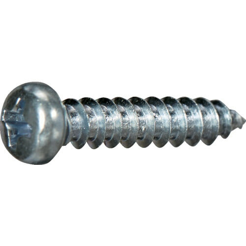 ＴＲＵＳＣＯ ナベ頭タッピングねじ １種Ａ ユニクロ Ｍ６×２５ １０本入 少量パック Y833-0625