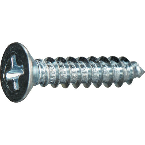 ＴＲＵＳＣＯ 皿頭タッピングねじ １種Ａ ユニクロ Ｍ３×１０ ５０本入 少量パック Y834-0310