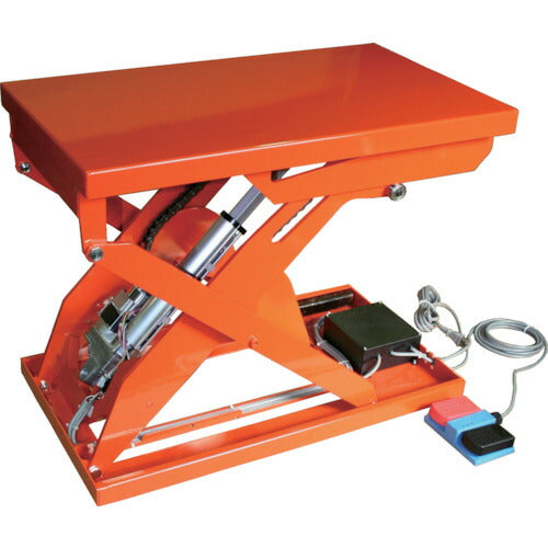 ＴＲＵＳＣＯ　テーブルリフト　１００ｋｇ　倍速タイプ　電動Ｂねじ式　２００Ｖ　５２０×６３０ｍｍ HDL-L1056RT-22