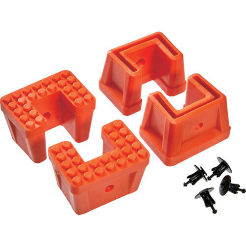 ＴＲＵＳＣＯ　滑り止めキャップ　４個　オレンジ　ＴＳＦ（Ｃ）（ＧＲ）用 TSF-PS2A-OR