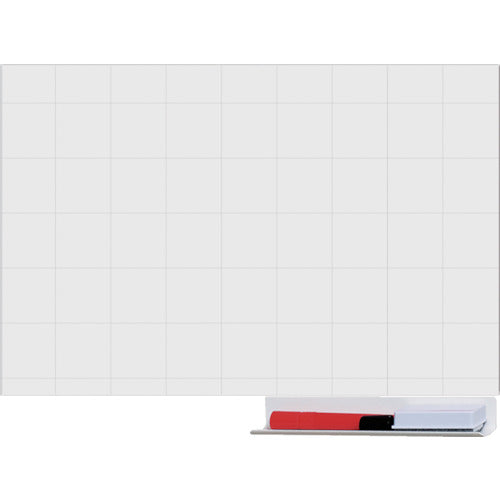 ＴＲＵＳＣＯ 吸着ホワイトボードシート暗線入 ３００×４５０×１．０ TWKL-3045