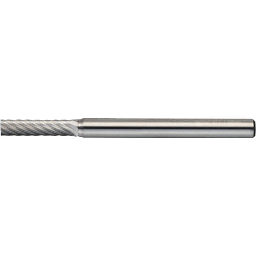 ＴＲＵＳＣＯ　超硬バー　円筒型　Φ２．５Ｘ刃長１１Ｘ軸３　シングルカット TB1A024S