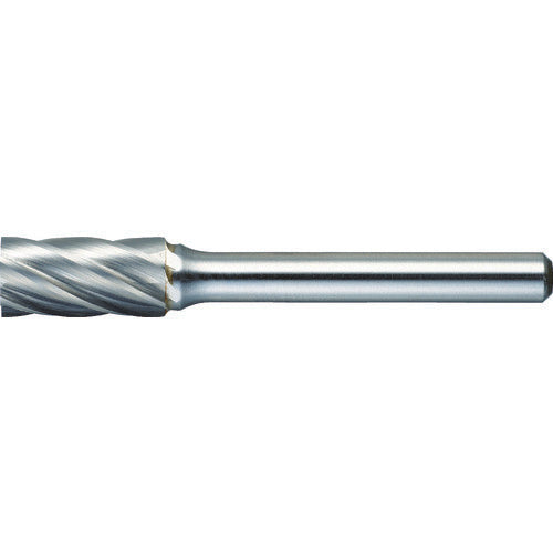 ＴＲＵＳＣＯ　超硬バー　円筒型　Φ９．５Ｘ刃長１９Ｘ軸６　アルミカット TA1C095