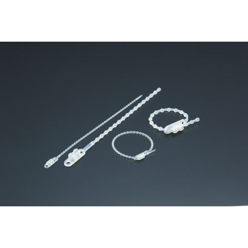ＴＲＵＳＣＯ　ダブルヘッドノットタイ　幅３．６ｍｍＸ１５０ｍｍ最大結束φ３８白 TRKTV-150E