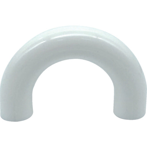 ＴＲＵＳＣＯ　丸棒取手　ＰＳ樹脂　白　全長４５ｍｍ　全高２８ｍｍ　ピッチ３５ｍｍ　下穴深さ１５　（Ｂ１トラスタッピンねじ４×３０　２本付） MAPS-35W