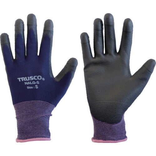 ＴＲＵＳＣＯ　５本指先補強　ウレタン背抜き手袋　Ｓ NALG-S