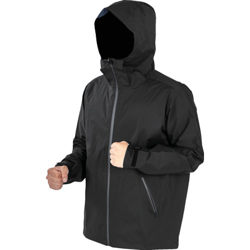 ＴＲＵＳＣＯ　高耐候・軽量ストレッチレインウェア　ブラック　Ｌ TRESWL-BK