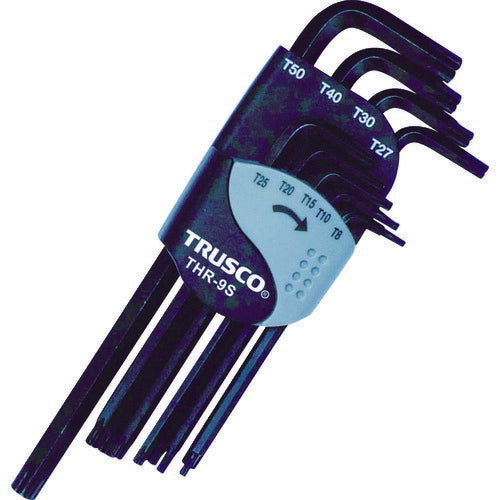 ＴＲＵＳＣＯ　ヘックスローブレンチセット　９本入 THR-9S