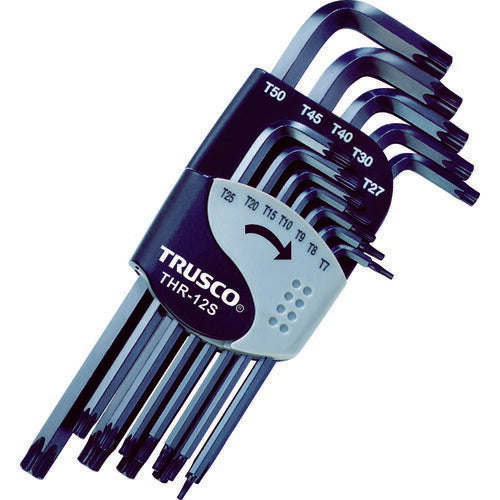ＴＲＵＳＣＯ　ヘックスローブレンチセット　１２本入 THR-12S
