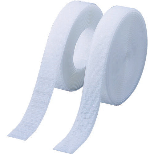 ＴＲＵＳＣＯ マジックテープ 縫製タイプ ２５ｍｍＸ５ｍ 白（１巻＝１セット） TMSH-255-W