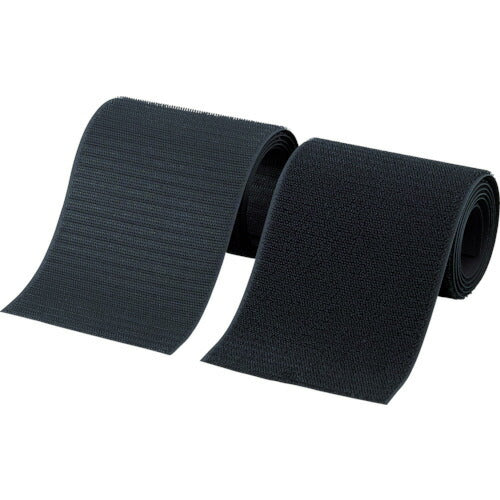 ＴＲＵＳＣＯ マジックテープ 縫製タイプ ２５ｍｍＸ１ｍ 黒（１巻＝１セット） TMSH-251-BK