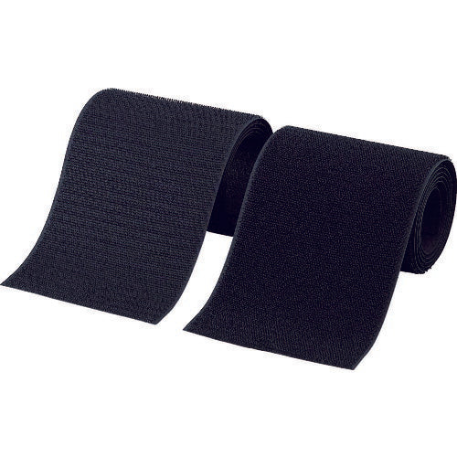 ＴＲＵＳＣＯ マジックテープ 縫製タイプ １００ｍｍＸ１ｍ 黒（１巻＝１セット） TMSH-1001-BK