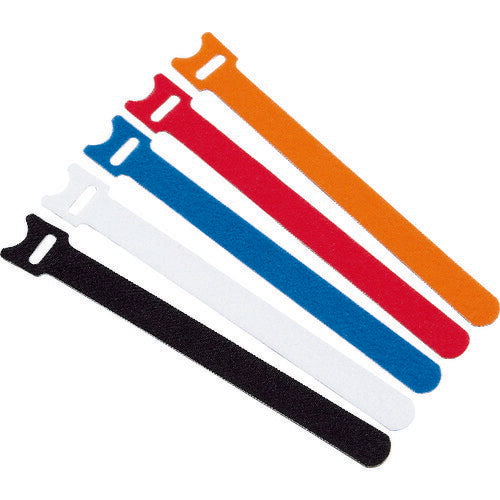 ＴＲＵＳＣＯ　マジックバンド　超薄型　ストラップ　１５ｃｍ　白　（５本入） MKSH-1915-W
