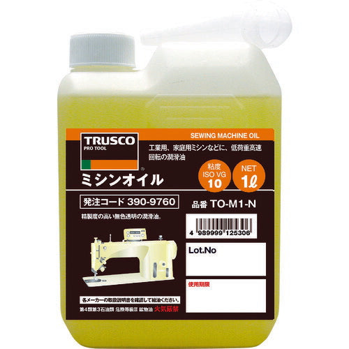 ＴＲＵＳＣＯ　ミシンオイル１Ｌ TO-M1-N