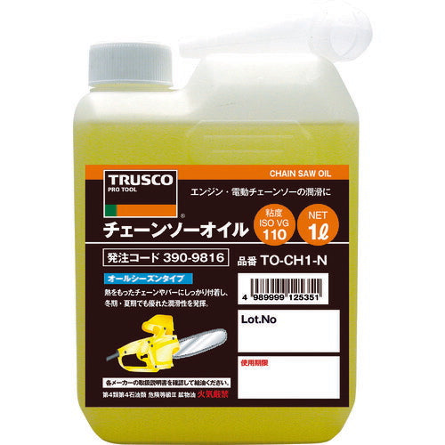 ＴＲＵＳＣＯ　チェーンソーオイル１Ｌ TO-CHN-1