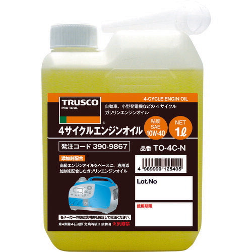 ＴＲＵＳＣＯ　４サイクルエンジンオイル１Ｌ TO-4C-N