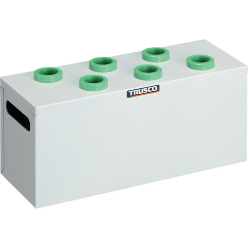 ＴＲＵＳＣＯ ツーリングケース ＮＴ・ＢＴ兼用 ３０用ホルダー６個 ホワイト 間口３９０×奥行１４５×高さ１８８ｍｍ WNT30-6W