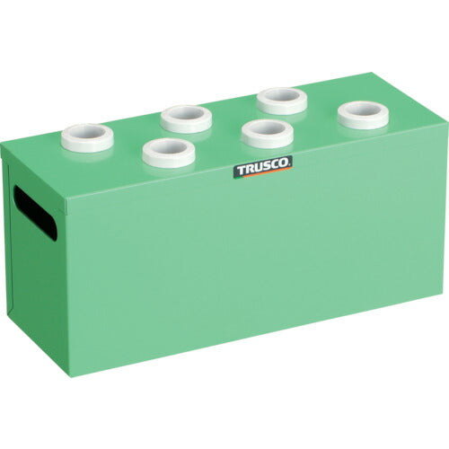 ＴＲＵＳＣＯ ツーリングケース ＮＴ・ＢＴ兼用 ３０用ホルダー６個 ヤンググリーン 間口３９０×奥行１４５×高さ１８８ｍｍ WNT30-6YG