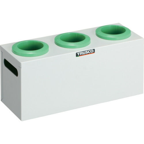 ＴＲＵＳＣＯ ツーリングケース ＮＴ・ＢＴ兼用 ５０用ホルダー３個 ホワイト 間口３９０×奥行１４５×高さ１８８ｍｍ WNT50-3W