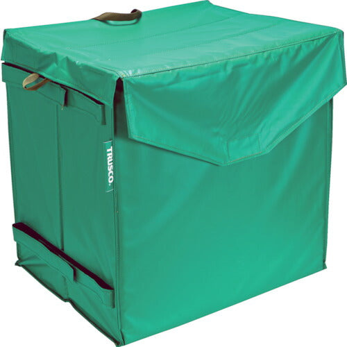 ＴＲＵＳＣＯ　ハンドトラックボックス蓋つき６５０×４７０ THB-100E