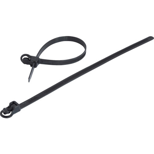 ＴＲＵＳＣＯ　簡単解除　リリースタイ　幅７．５ｍｍＸ２００ｍｍ　黒色 TRHB-200BK