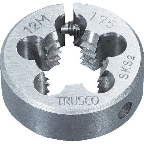 【取寄品】 ＴＲＵＳＣＯ  丸ダイス 細目 １５０径 Ｍ９５Ｘ２．０（ＳＫＳ） T150D-95X2.0 【送料都度見積】