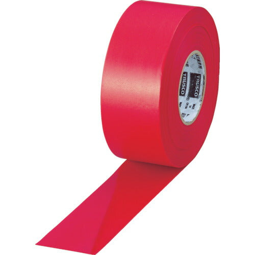ＴＲＵＳＣＯ 目印テープ ３０ｍｍＸ５０ｍ レッド TMT-30R