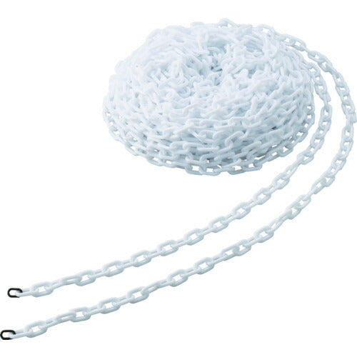 ＴＲＵＳＣＯ　プラチェーン　８ＭＭＸ３０Ｍ　白 TPC-8W