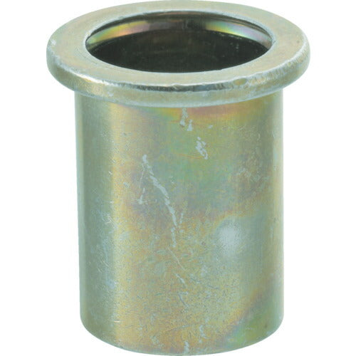 ＴＲＵＳＣＯ　クリンプナット平頭ステンレス　板厚３．５　Ｍ４Ｘ０．７　１００個入 TBN-4M35SS-C
