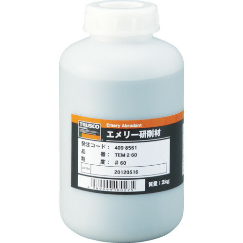 ＴＲＵＳＣＯ　エメリー研削材　２ＫＧ　＃８０ TEM2-80